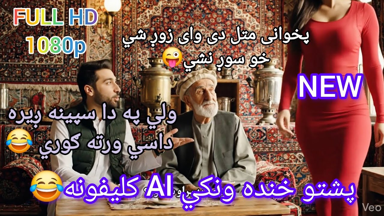 د مصنوعی ځیرکتیا نوي او HD پښتو خندونکي ویډیوګاني😂