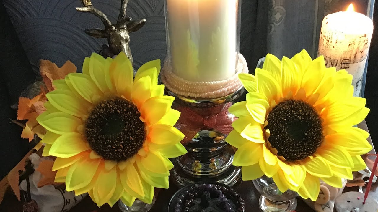 Mabon altar set up