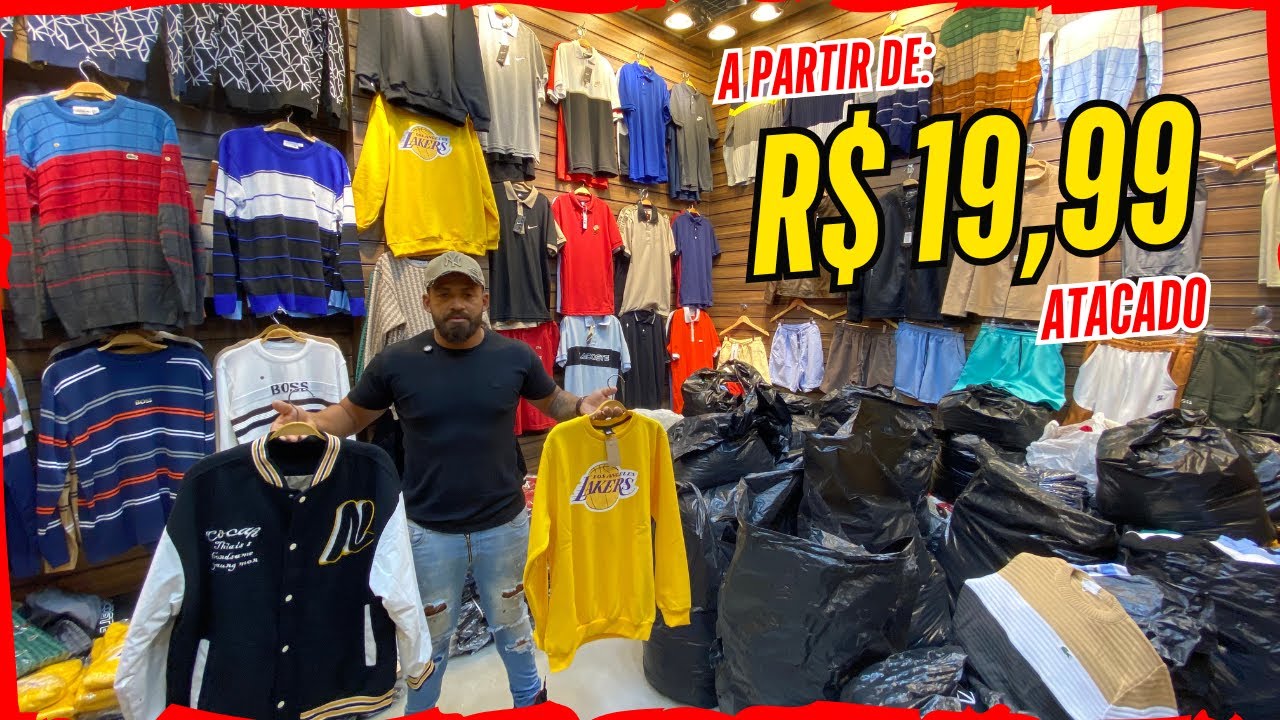 💰🔥 FABRICANTE DE SUÉTER NA FERINHA DA MADRUGADA NO BRÁS | CAMISA POLO | BERMUDA DE LINHO E TÊNIS 💰🔥