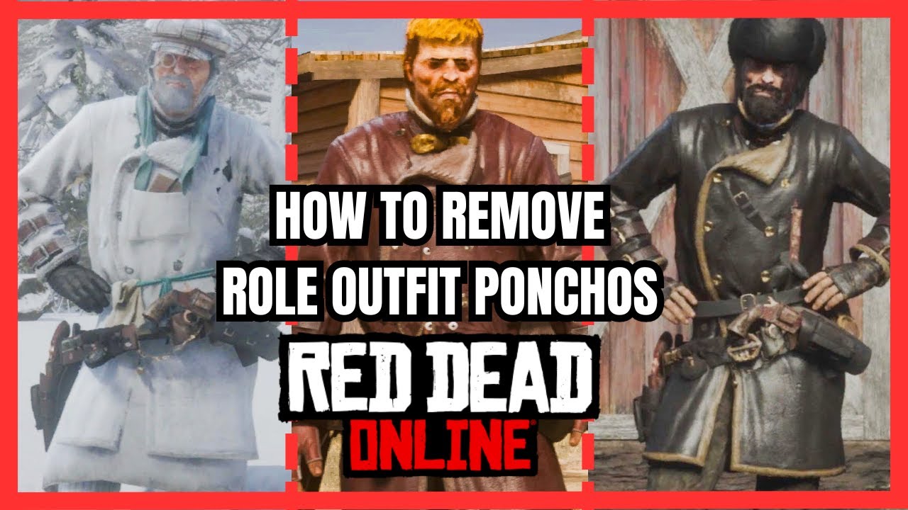 Как снять пончо с ролевой одежды // RDR2 ONLINE