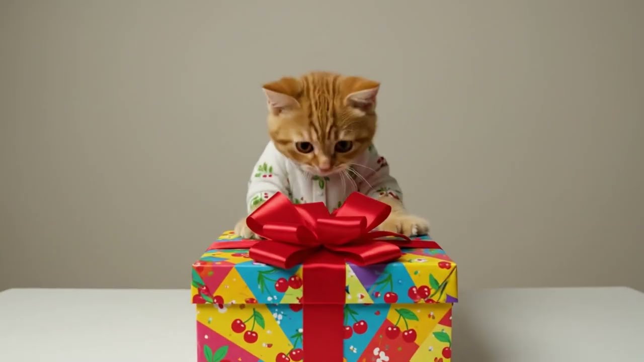 Ginger Kitten Thought Everyone Forgot His Birthday… But Mama & Papa Cat Were Hiding THIS 😱🎁
