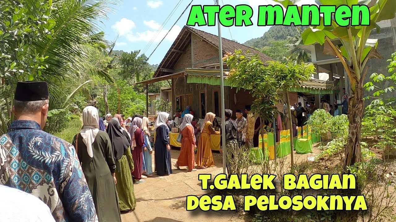 Hajatan di kampung pelosok desa trenggalek jatim