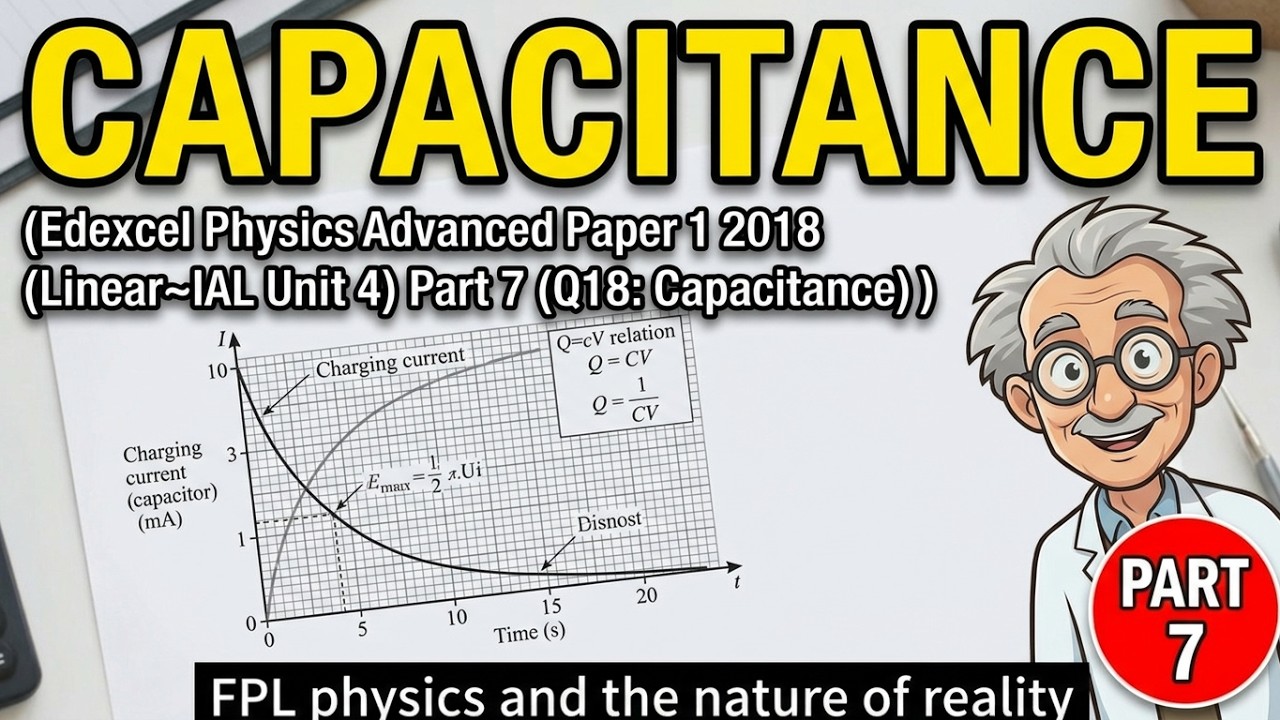 Экзаменационный лист Edexcel Physics A-level Paper 1 2018 (Linear~IAL Unit 4) Часть 7 (вопрос 18 ...