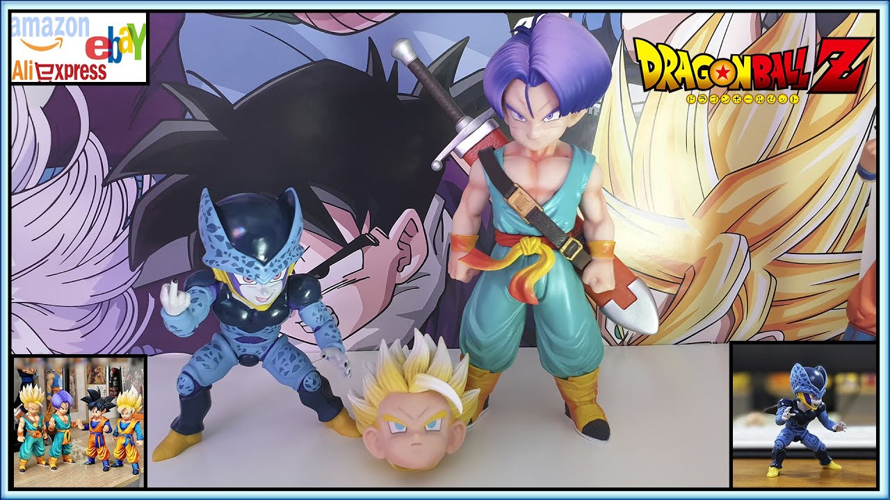 Figuras AliExpress de gran calidad Cell Jr  y Trunks 🐲💸 Oportunidad de Mercado