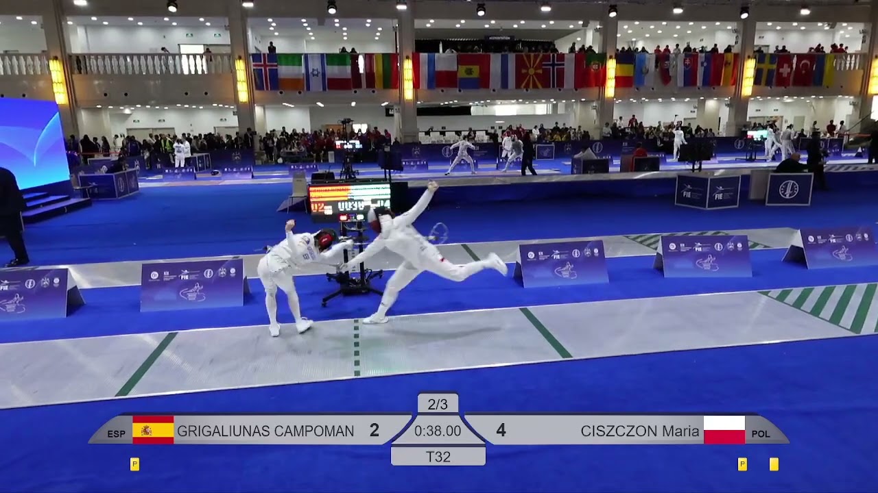2026 132 T32 11 F E Individual  GEO Green CISZCZON POL vs GRIGALIUNAS CAMPOMANES ESP