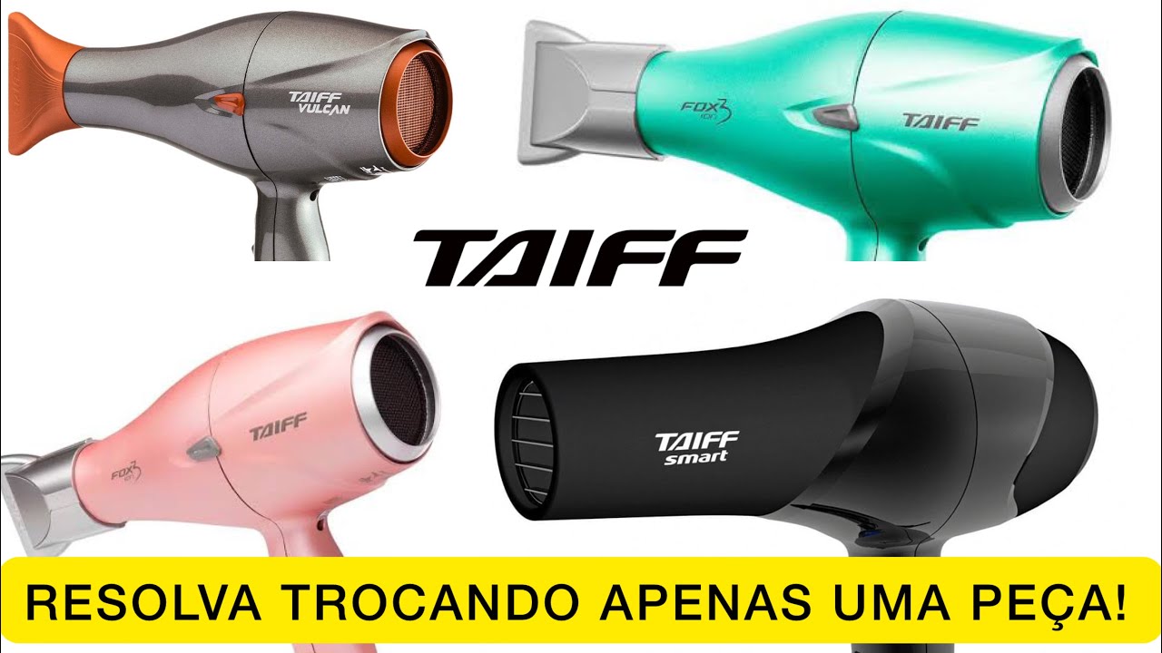 SECADOR DE CABELO TAIFF FAZENDO BARULHO, TRAVANDO E CHEIRANDO QUEIMADO!