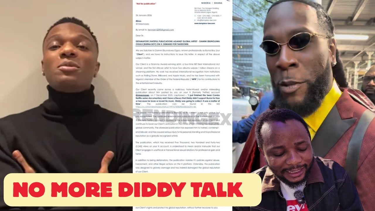 Burna Boy May Sue Wizkid Next after He drag a Fan to Court 