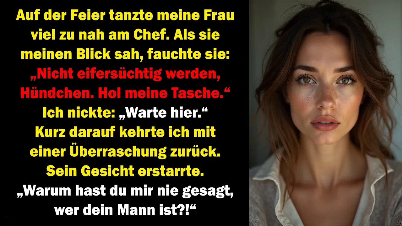 Meine Frau tanzte zu eng mit ihrem Chef – bis er erfuhr, wer ich wirklich bin