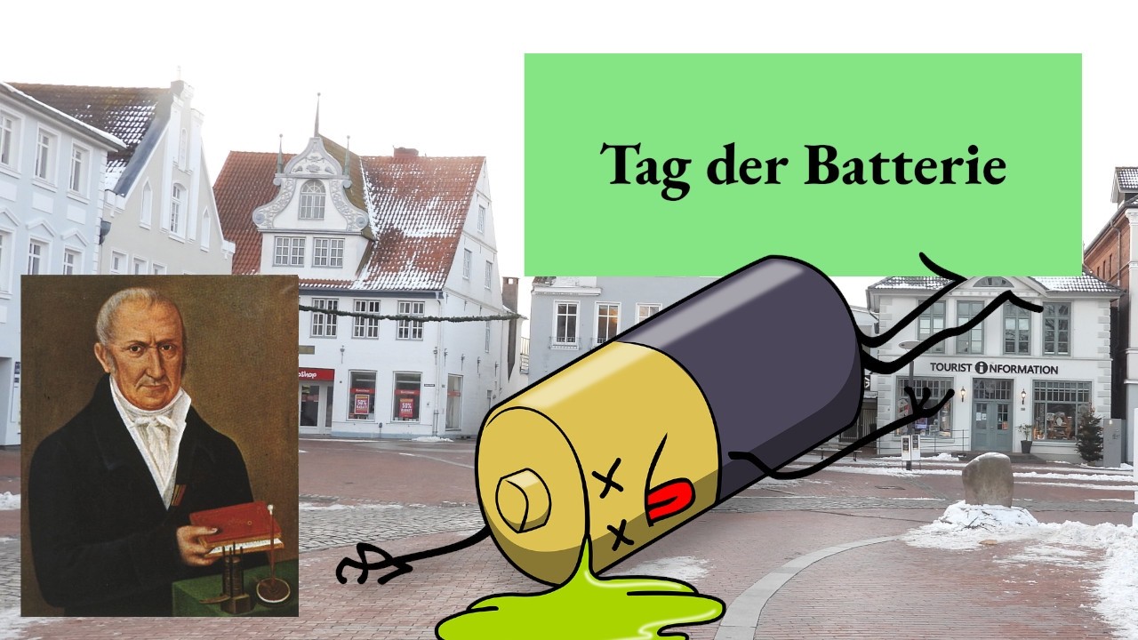 SO wurde aus der SÄULE von ALESSANDRO VOLTA die Batterie | Neues von Northvolt in Dithmarschen