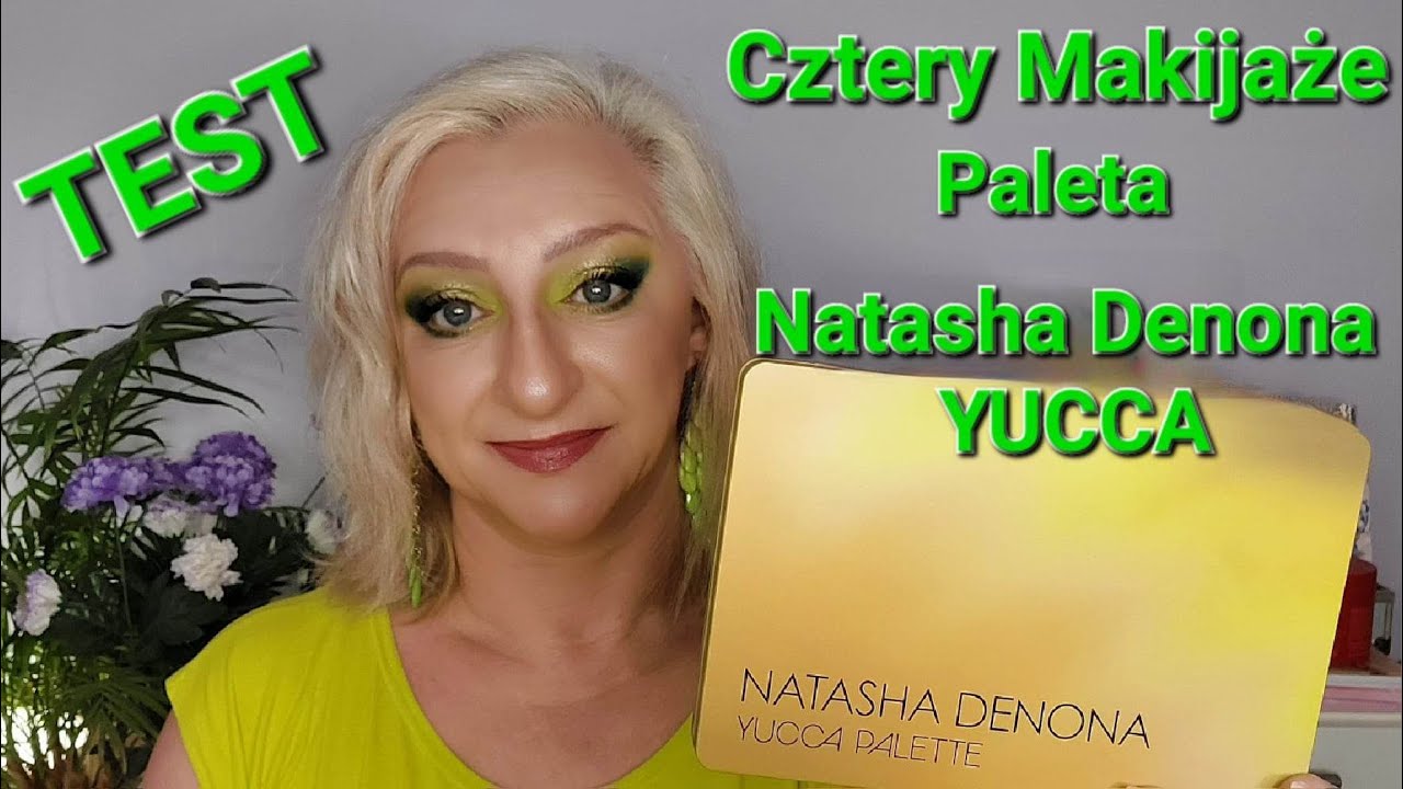 Wielki TEST!!!⚡️YUCCA Palette⚡️Natashy Denony w czterech makijażach