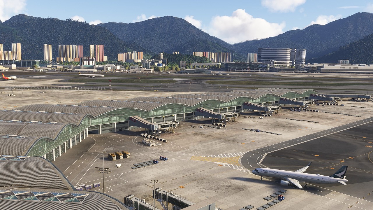 MSFS2024 Inibuild Hong Kong Cathay 421 Taipei to Hong Kong on vatsim