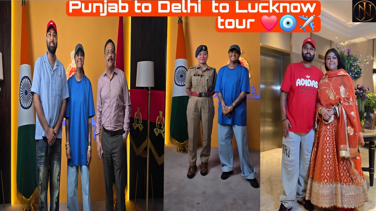 Punjab to Delhi to Lucknow Tour ✈️ Hassiyan Khedian mine vlog ❤️🌺🧿
