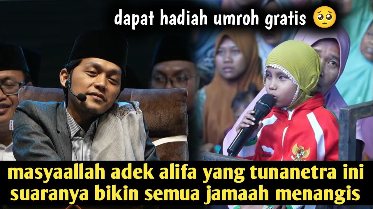 MASYAALLAH ADEK ALIFA KELAS DUA SD SUARA EMAS SEMUA JAMAAH KAGUM SAMPAI MENANGIS