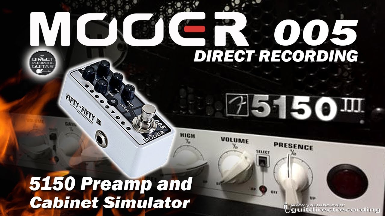 MOOER 005 MICRO PREAMP 5150 III Simulator - EVH Brown Sound
