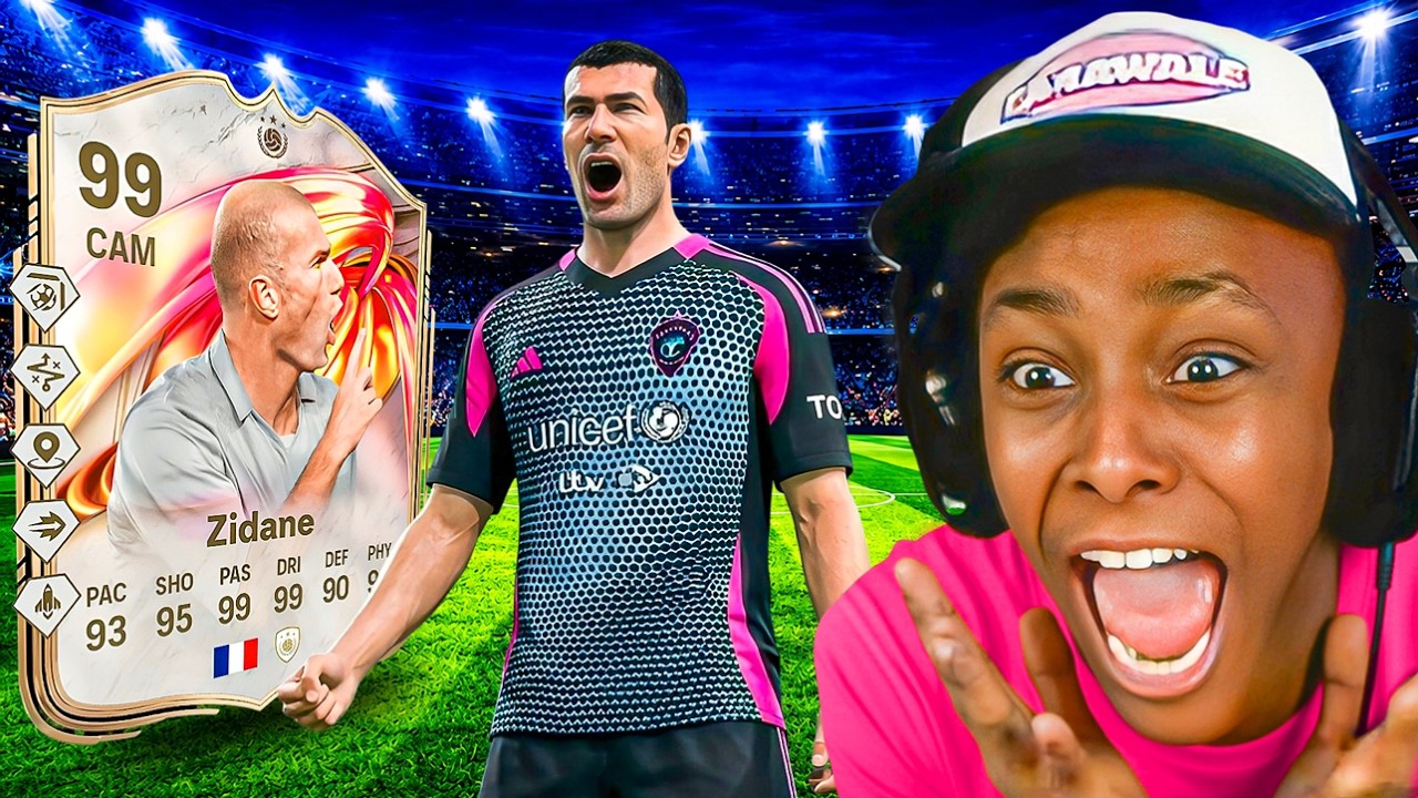 99 ICON Futties Зидан &mdash; 1-й ранг в августе?