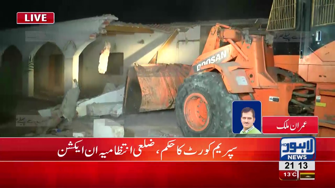 Demolition at Khokhar Palace kick offs on Supreme court's order
