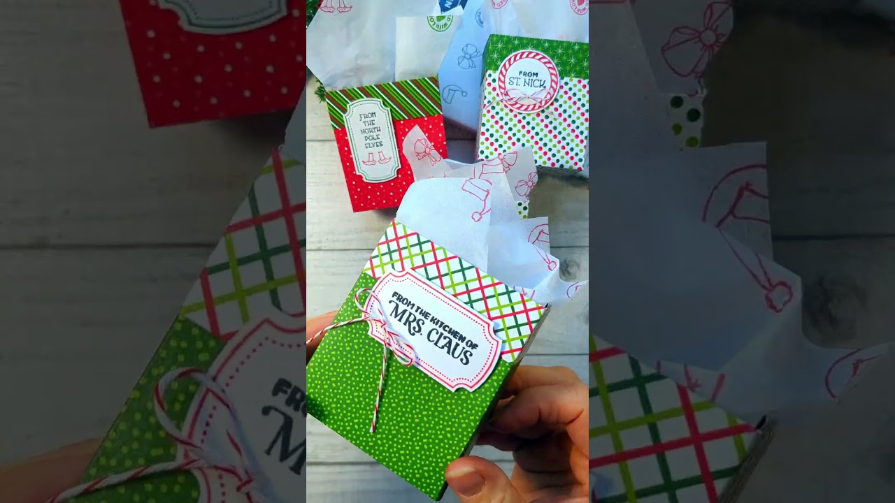 DIY Mini Gift Bag for Holidays