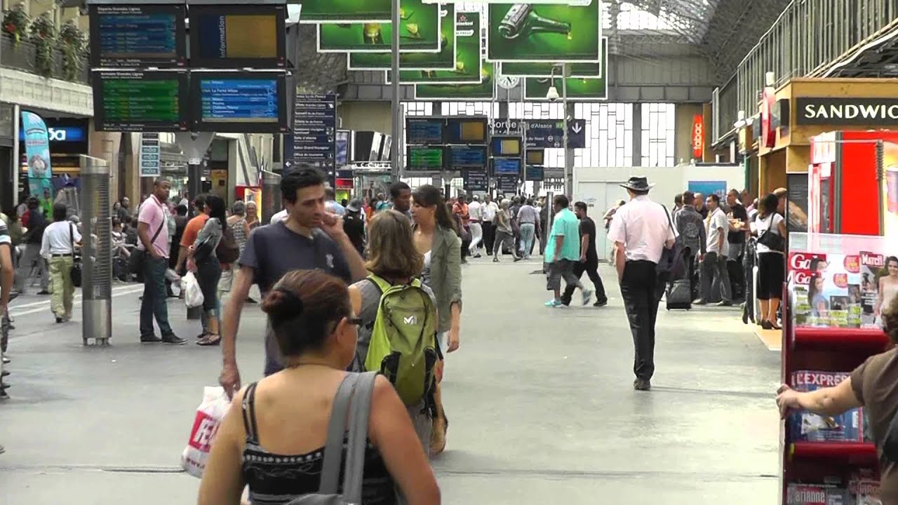 Paris: Gare de l’Est 1883 Abfahrt des ersten Orient-Express. Exit first Orient-Express 1883