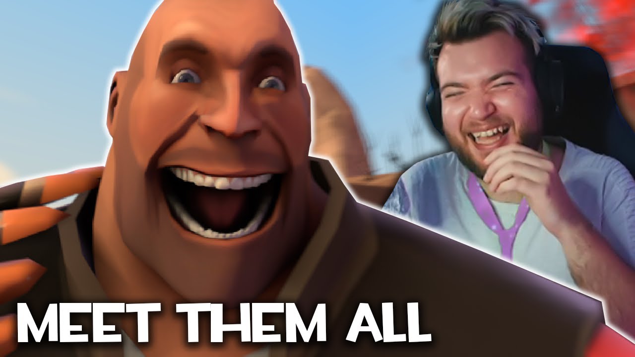 Reacting to MEET THEM ALL in Team Fortress 2