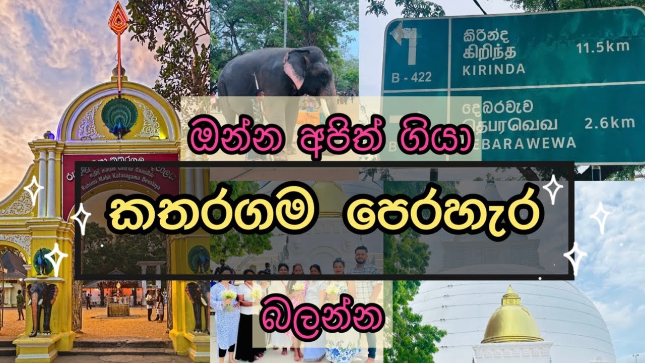 කතරගම පෙරහැර.😍| Katharagama procession.✨| #srilanka #sinhala #vlog #trending #foryou #free