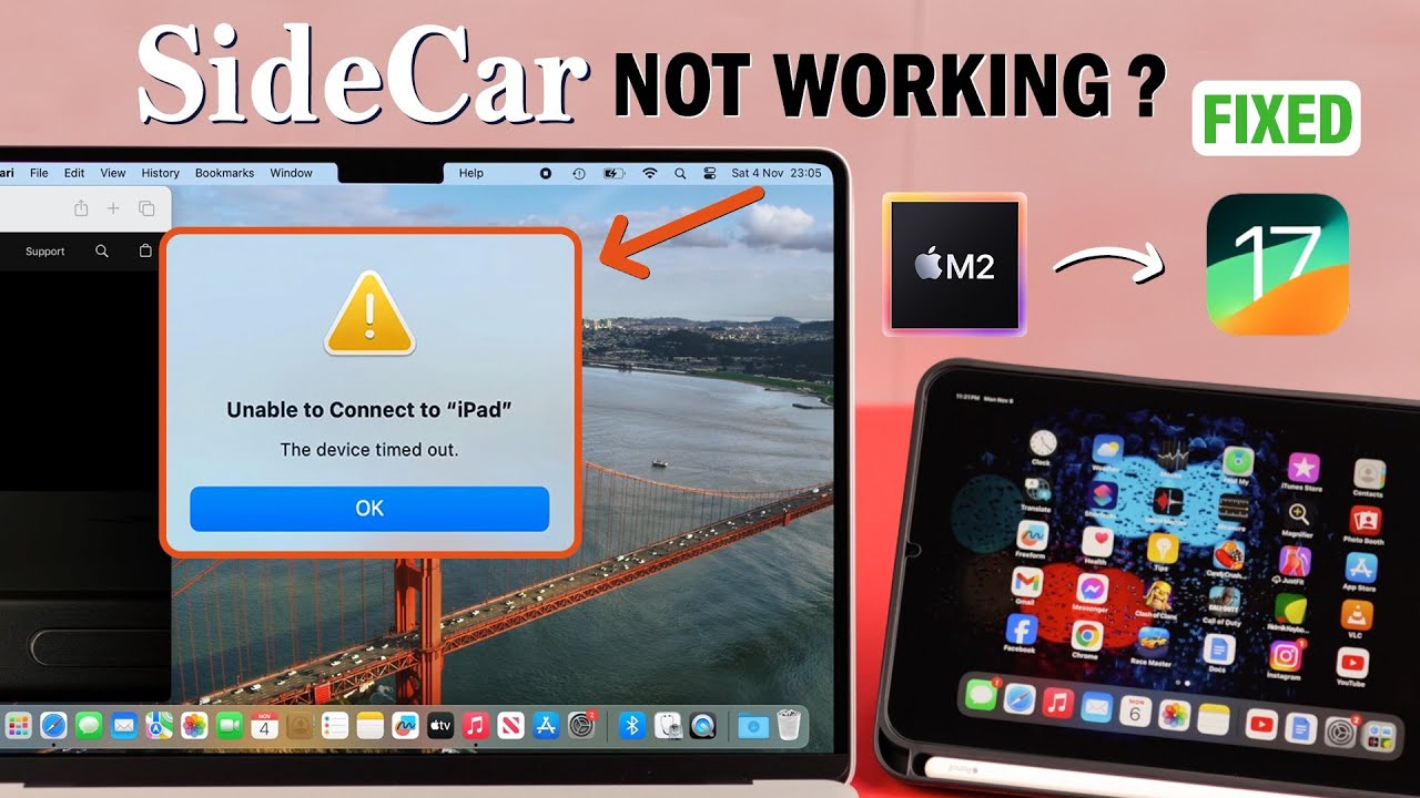 Sidecar: Не удаётся подключиться к iPad и Mac? - Исправлена ​​ошибка, из-за которой устройство вы...