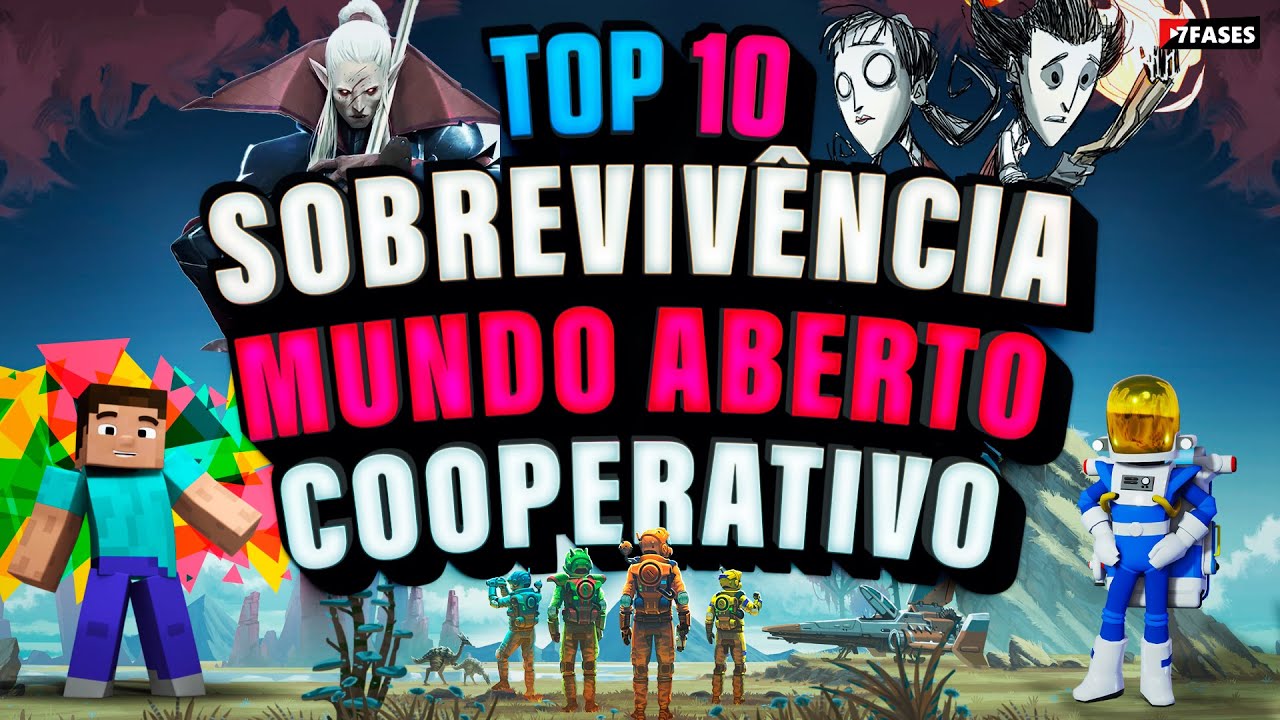Top 10: Melhores Jogos de Sobrevivência Coop de mundo aberto para Pc e Consoles ⛏