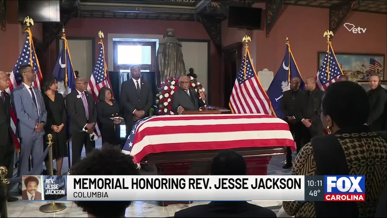 Memorial honoring Rev. Jesse Jackson held in Columbia