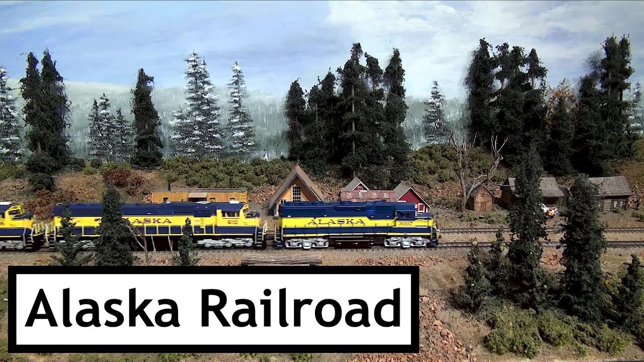 Alaska Railroad Passenger Train at the Colorado Model Railroad Museum