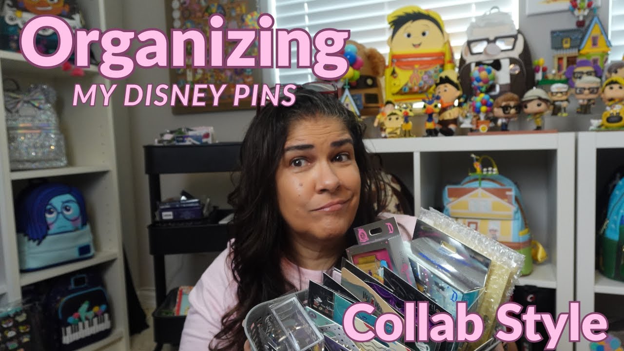How I organize my Disney pins ~ Collab style