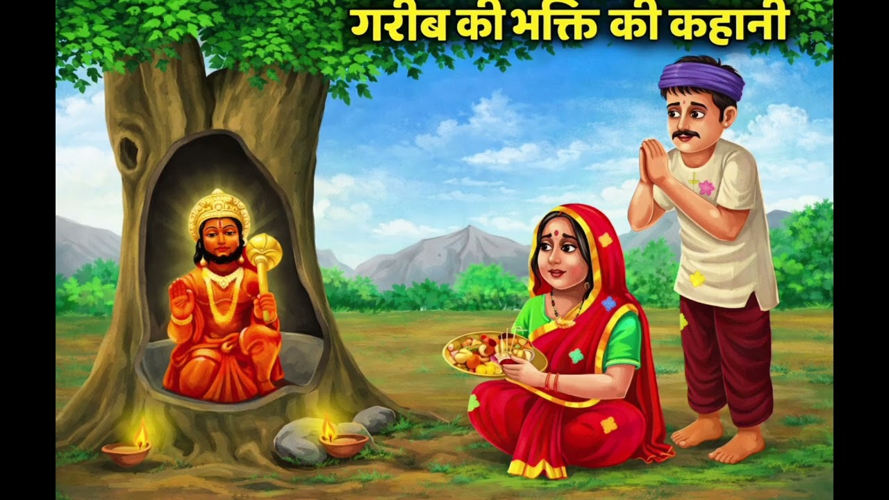 हनुमान जी की कहानी ~गरीब की भक्ति की कहानी ~ Hanuman Ji ki Kahani - Moral Stories ~ Bhakti Kahaniya