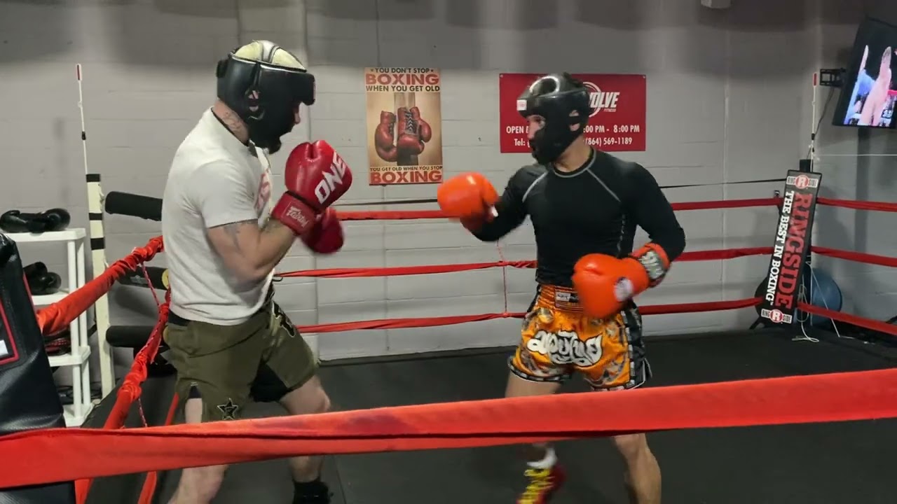 boxing sparring match