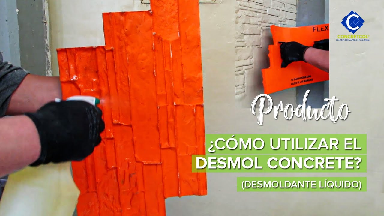 Desmoldante l&iacute;quido para concretos o revestimientos - DESMOL CONCRETE