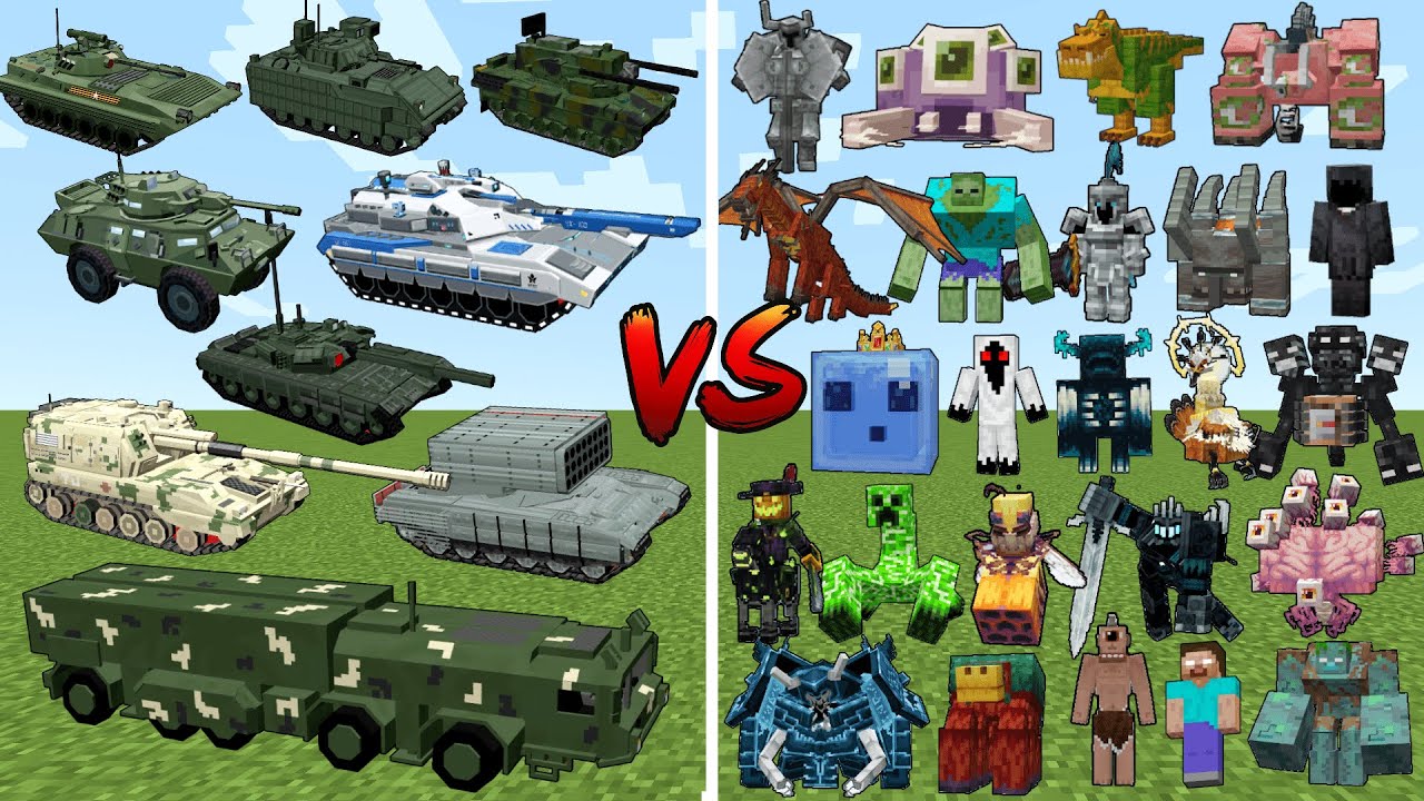 What Superb Warfare Vehicles can Beat the most Minecraft Bosses?