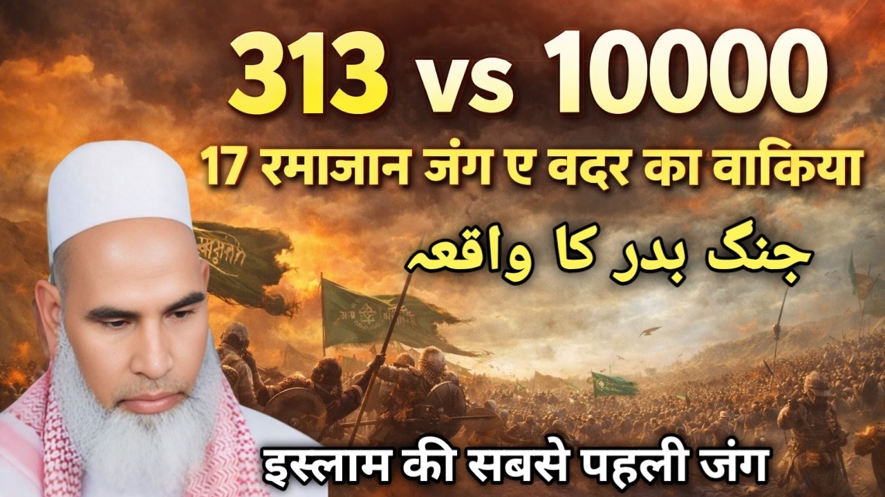 Jung e badr ka waqia  | 17 Ramzan ki jung | QARI HANEEF MULTANI | SHAHBAAZ REACTION