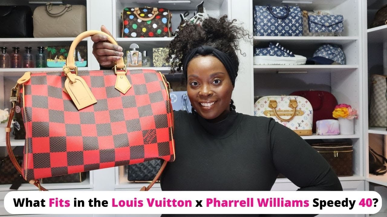 Louis Vuitton x Pharrell Williams Speedy B 40 | What Fits?