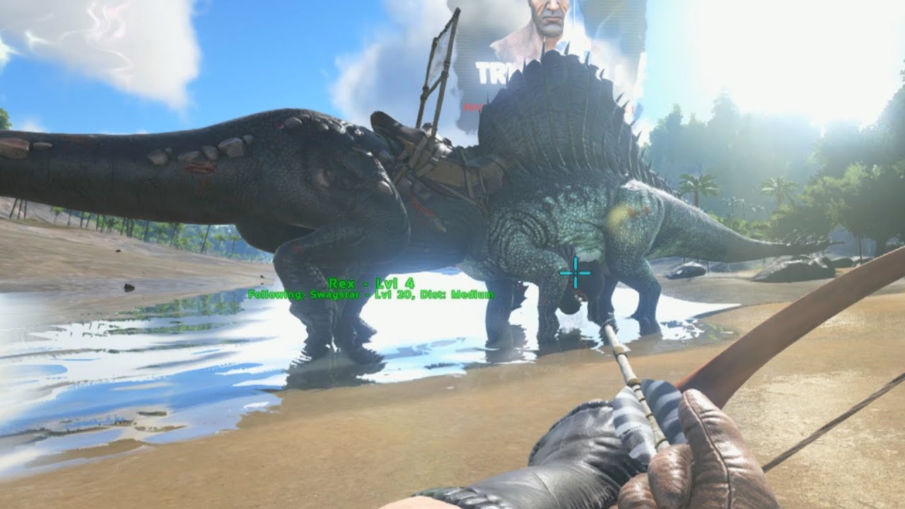 T-REX vs SPINO! - Ark Survival Of The Fittest - Ark Hunger Games