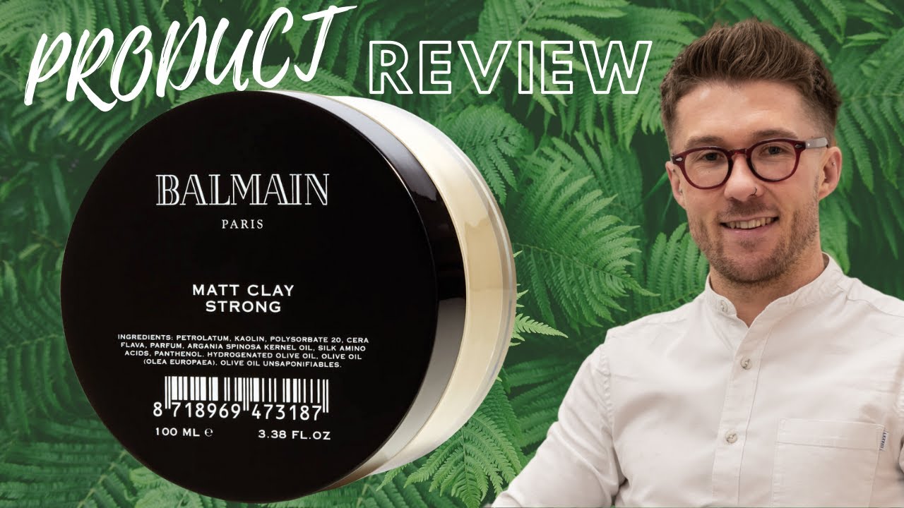 Balmain 'Matt Clay Strong' Men's Hair Product Review | #EFTV