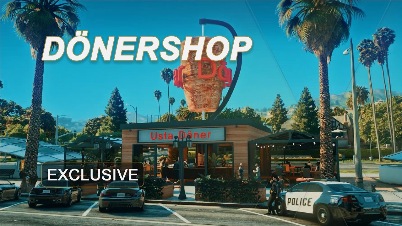 Exclusive Döner Shop (Rockford Hills) – FiveM MLO Showcase (Animated Food + Custom Props)