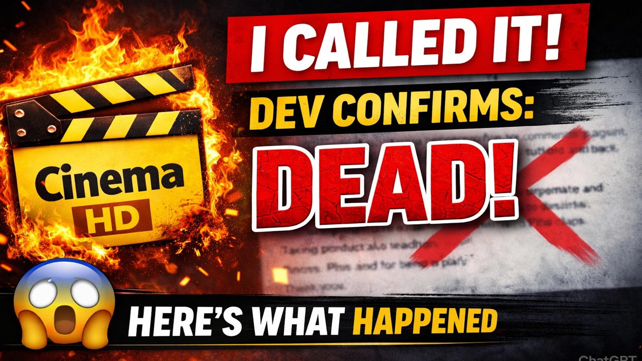 Cinema HD Is OFFICIALLY DEAD &mdash; Developer Ends Support