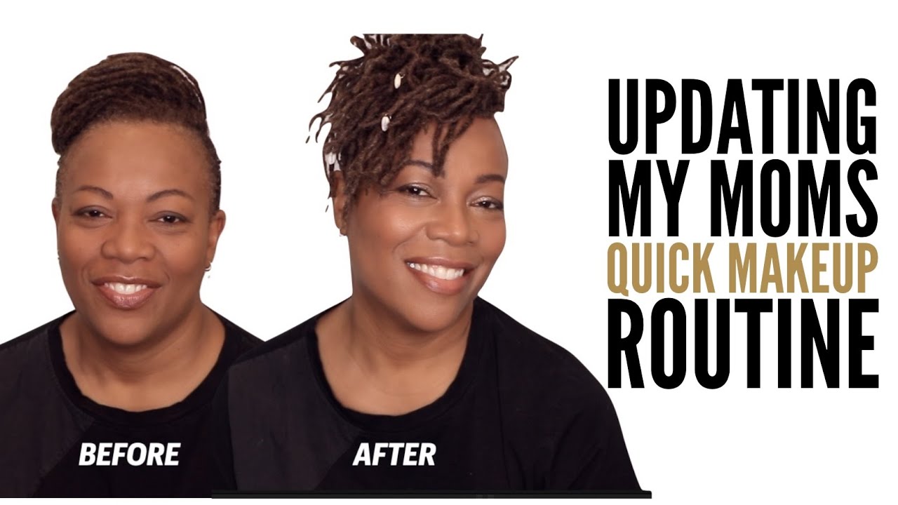 UPDATING MY MOMS MAKEUP ROUTINE (EASY) | SONJDRADELUXE