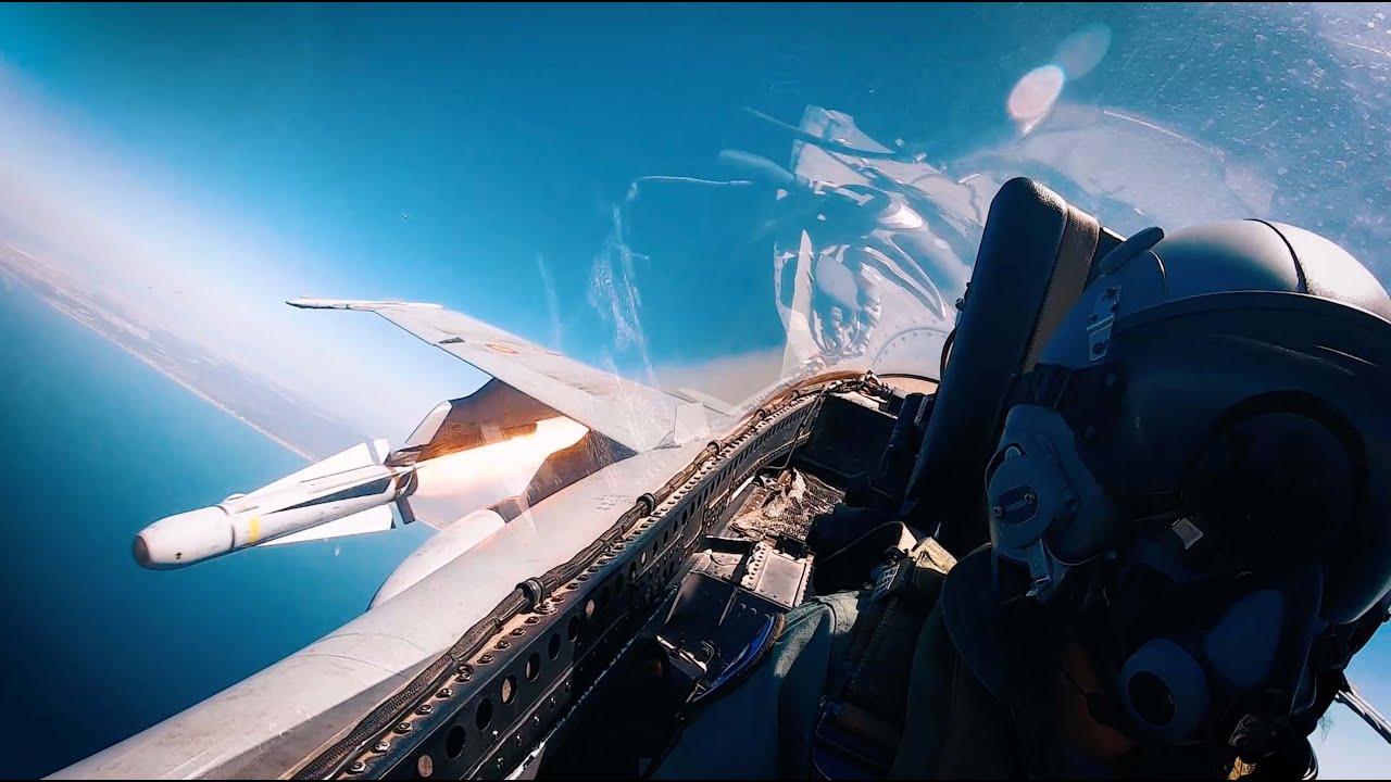Alpha Scramble de los F18 del Ejército del Aire.