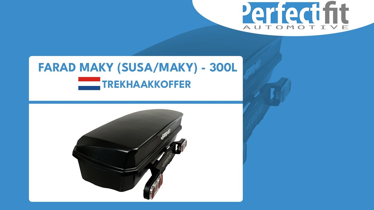 Farad Maky trekhaakkoffer (met Susa of Zippy onderstel) | Perfect Fit Automotive