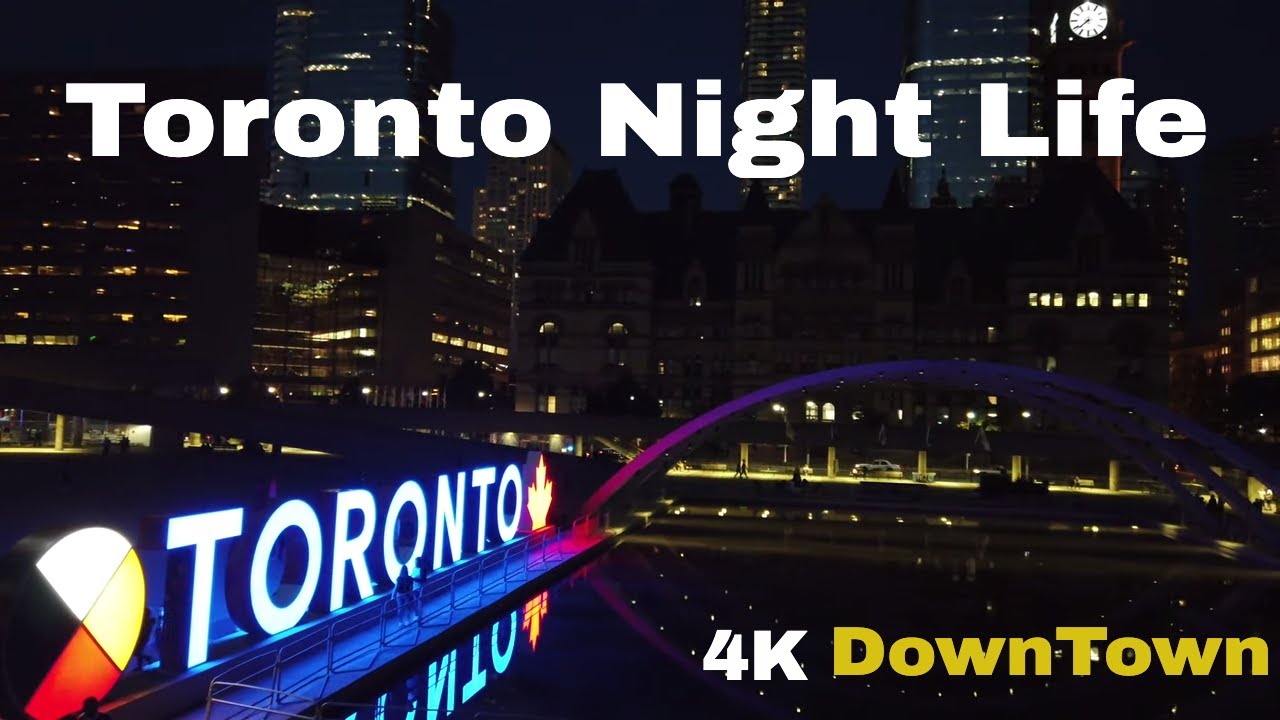 Toronto Nightlife 4K - Street Performance