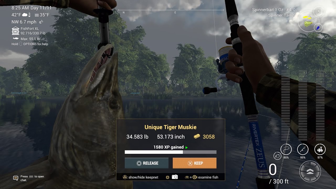 Fishing Planet: Guide (Hotspots) For Tiger And Clear Muskies At Saint Croix Lake In Michigan