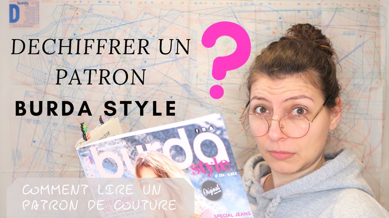 COMMENT LIRE UN PATRON DE COUTURE - DECHIFFRER UN PATRON BURDA STYLE - Magazine couture