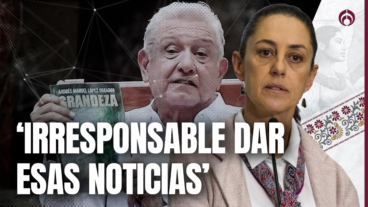 Sheinbaum tunde a Fernández Menéndez por rumor sobre salud de AMLO