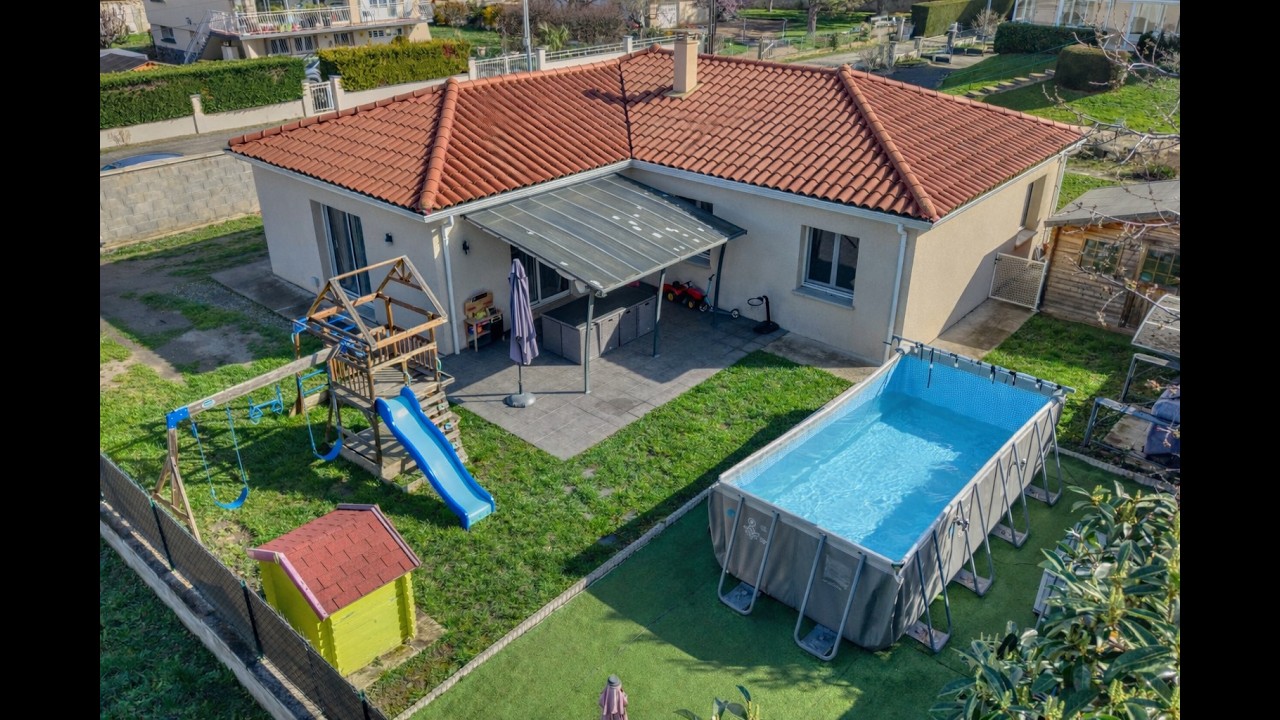 Savigneux 42600 Maison 5 Pièces 111m2 + Terrain 450m2 A Vendre par Franck MARCHAND