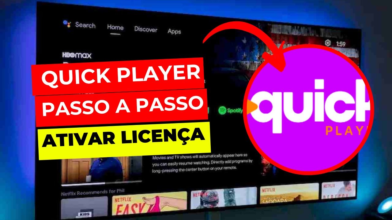 🔴 Como Ativar Licen&ccedil;a Aplicativo Quick Player - Atualizado