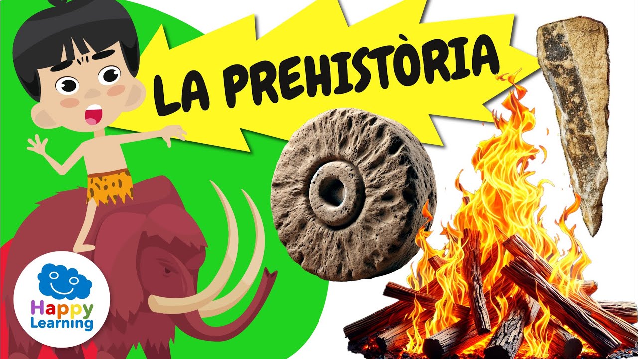 🔍 La Prehistòria 🏹🔥 | Vídeos educatius per a nens | Happy Learning