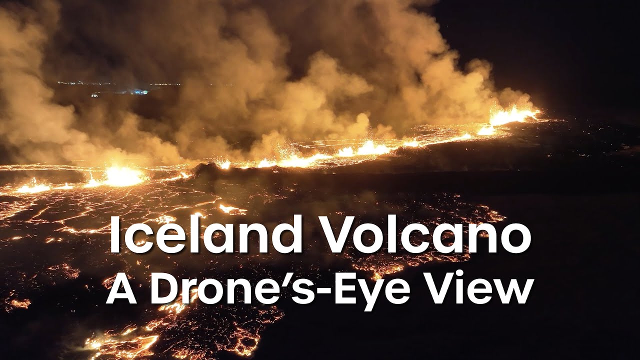 Capturing the Iceland Volcanic Eruption: A Drone's-Eye View
